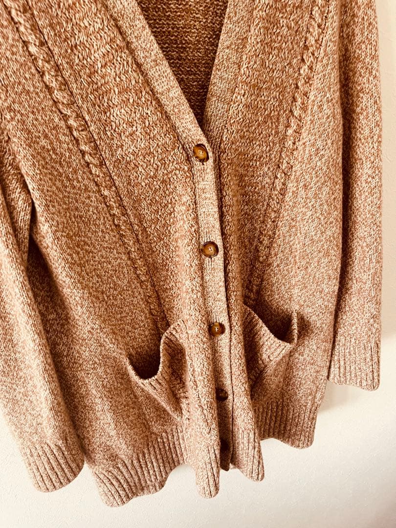 み*こ様 Burberry ロングニット バーバリー カーディガン セーター