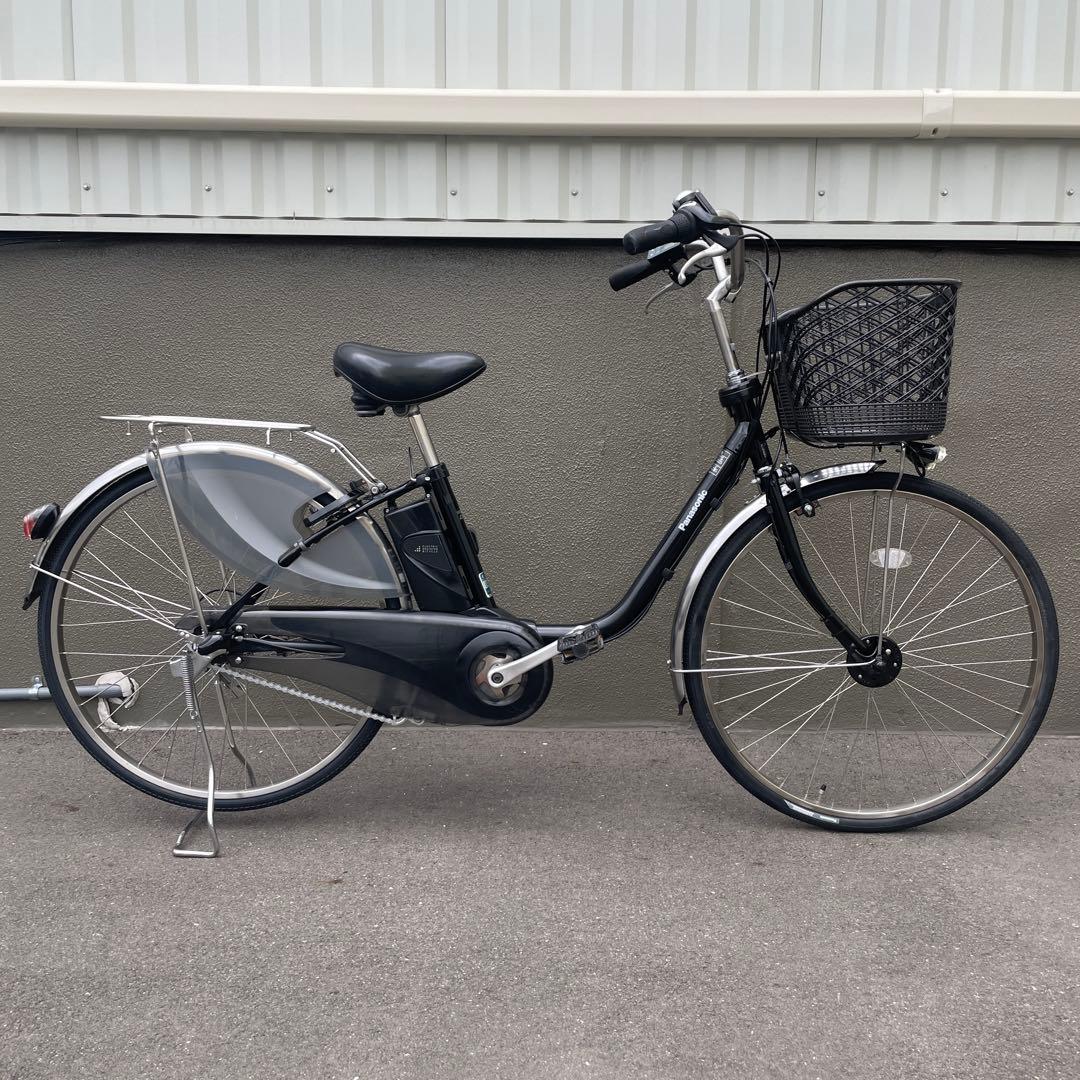 パナソニック電動アシスト自転車26インチブラック（新品バッテリー8.9A h）