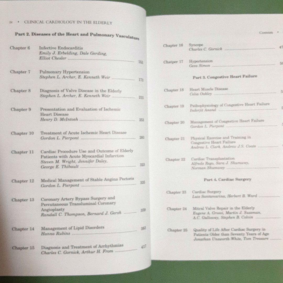 Clinical Cardiology in the Elderly 医学 洋書