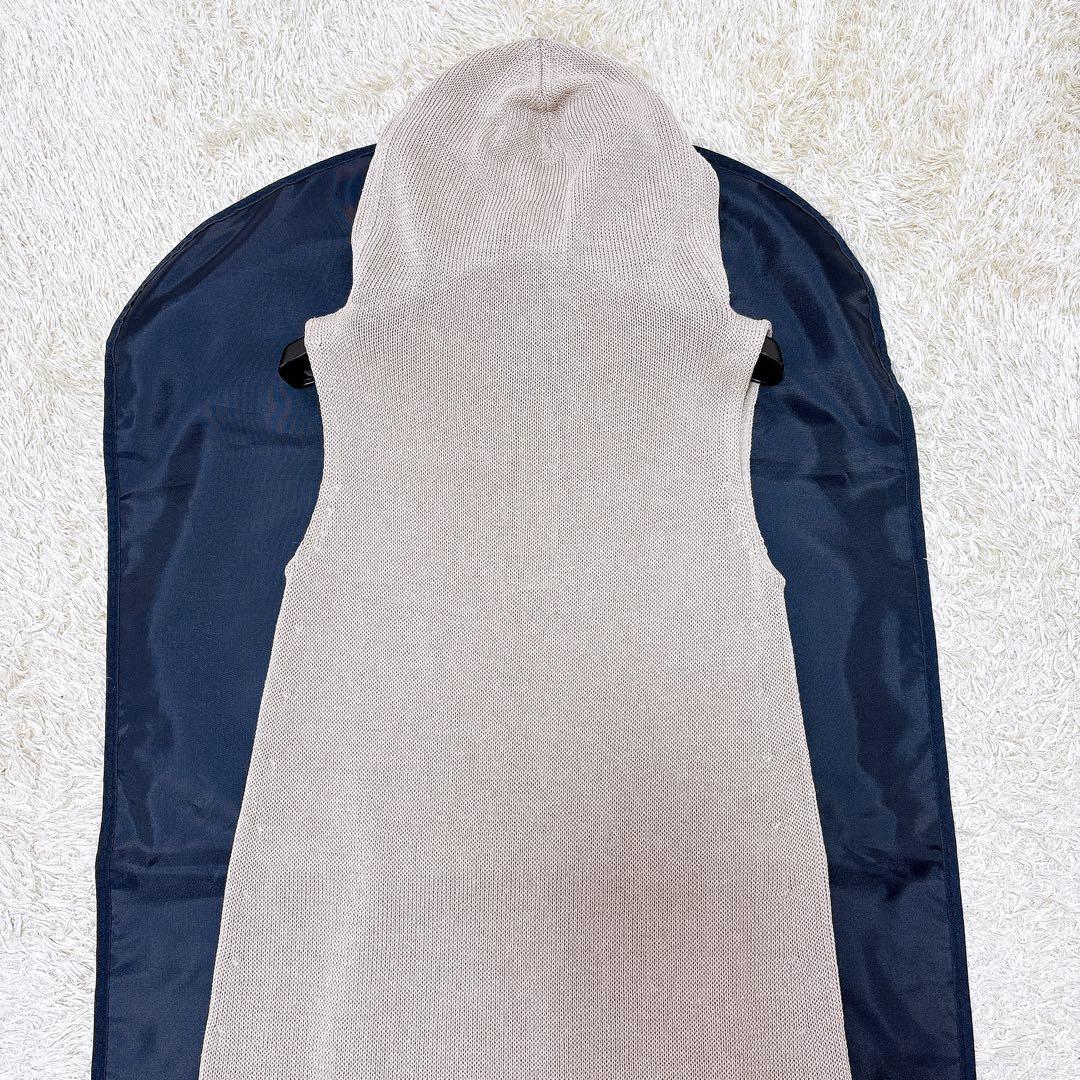 良品✨フォクシー Hoodie ニットワンピース 38 ベージュ系