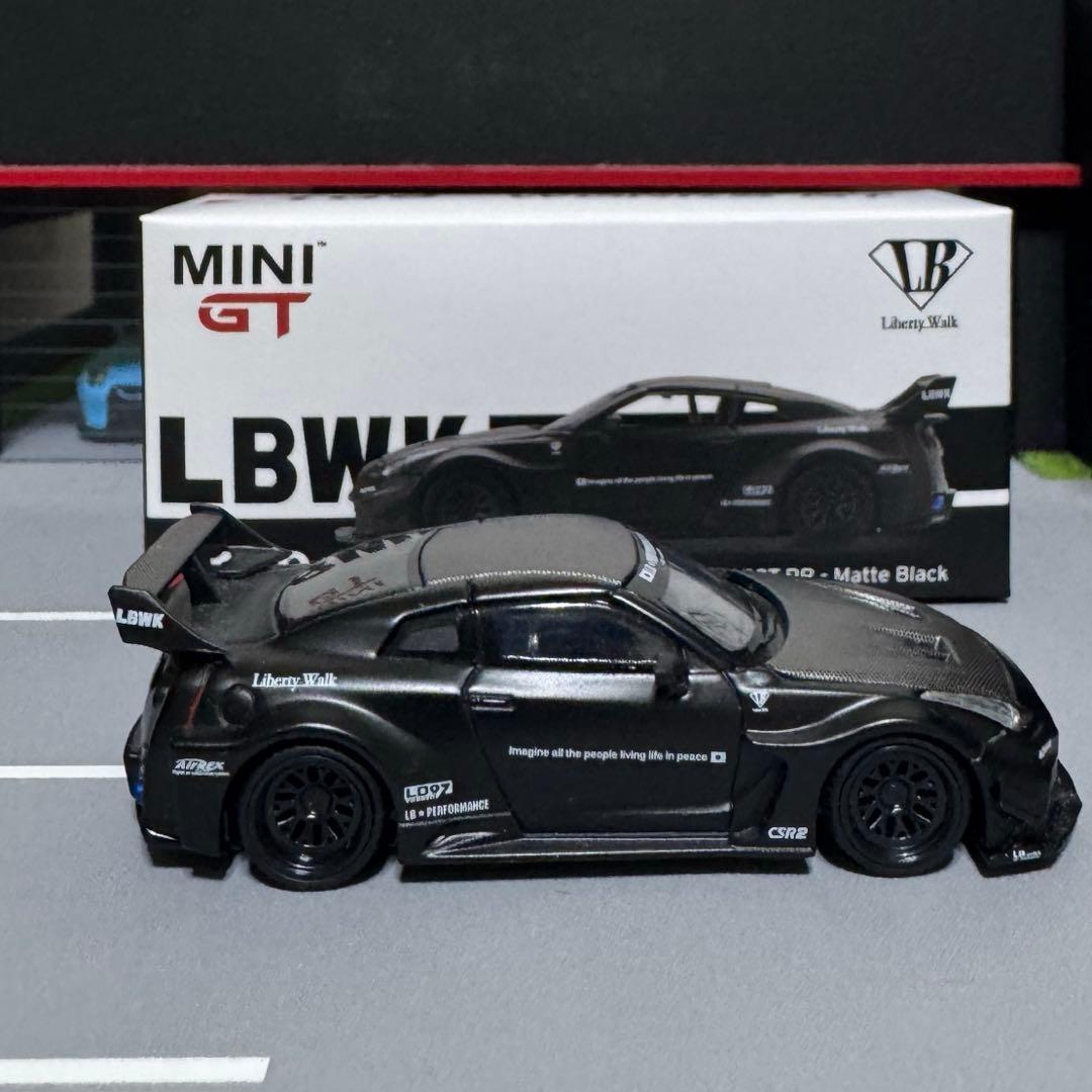 ミニカー minigt lbwk 35gtrr black