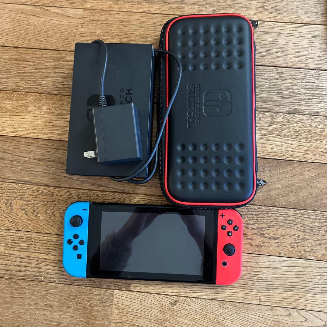 Nintendo Switch 赤/青 本体 充電器付き