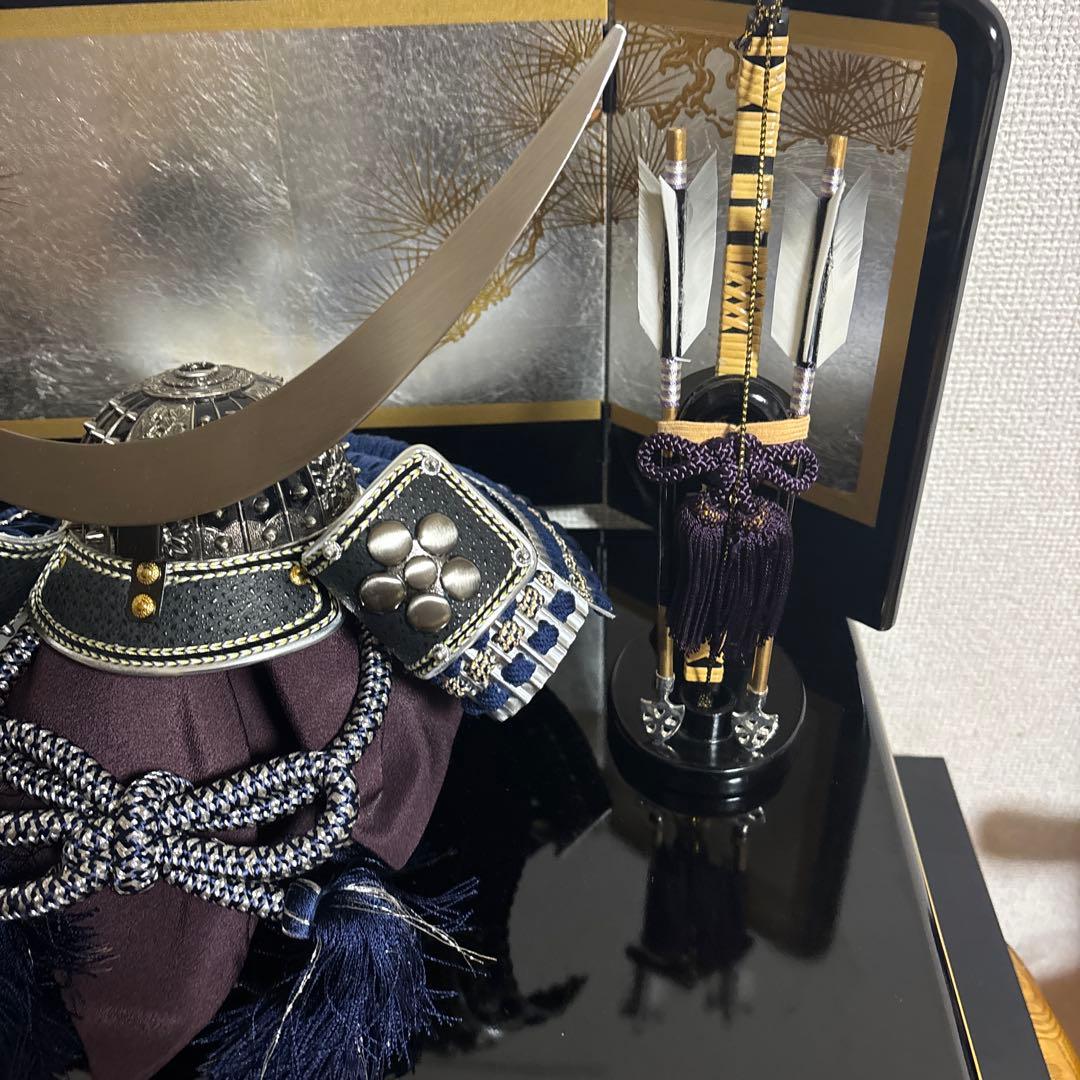 伊達政宗五月人形 武士の兜と刀のセット