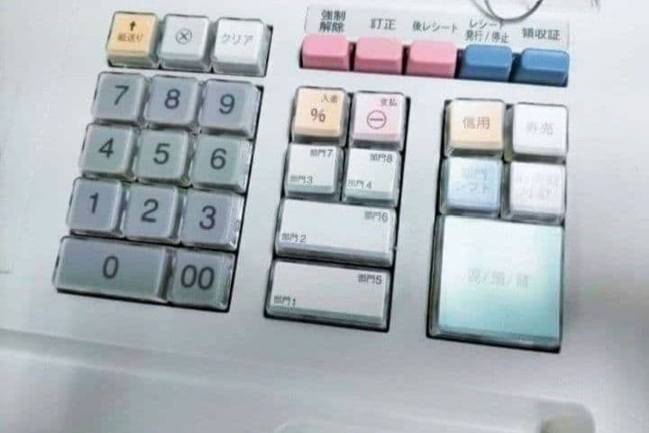 シャープレジスター　XE-A147　PC連携売上管理フル設定無料　111662