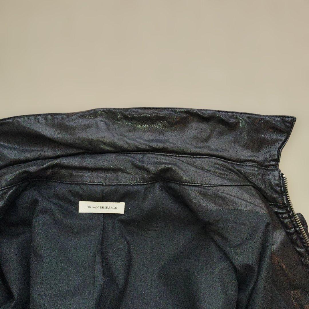 URBAN RESEARCH　38cm　メンズ　ブラックレザージャケット