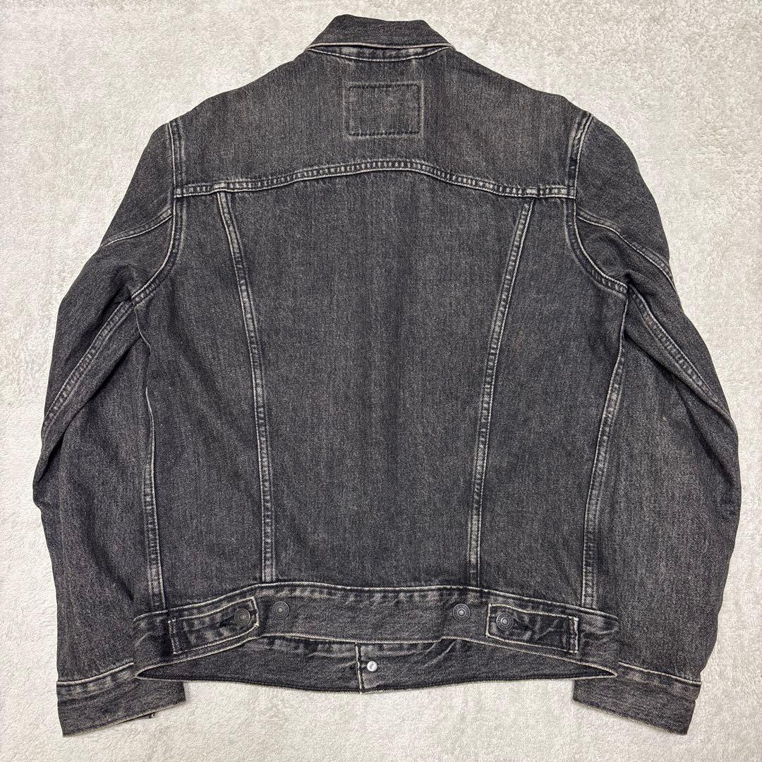 極美品✨S リーバイス 72334先染めブラック デニムジャケット70506型