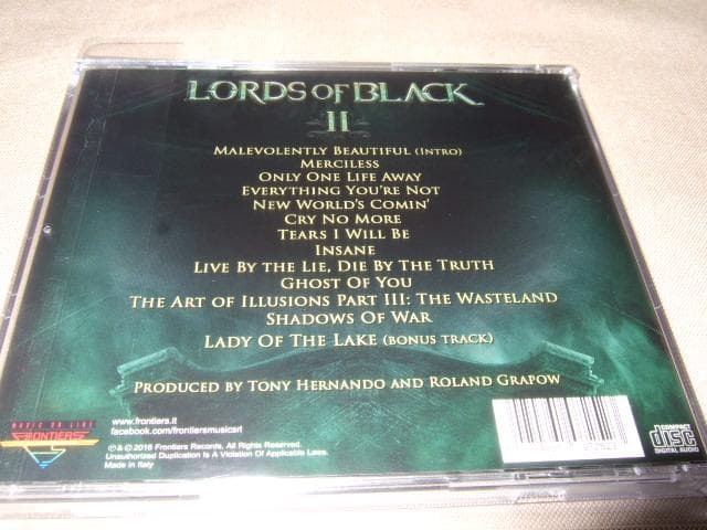 LORDS OF BLACK,新品,直筆サイン入り,Ronnie Romero