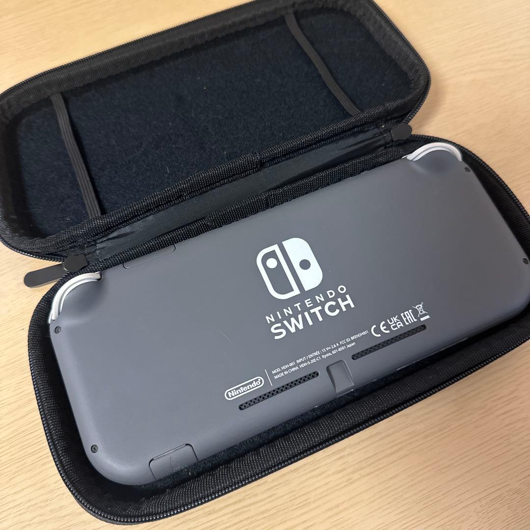 Nintendo Switch Lite グレー 専用ケース付き