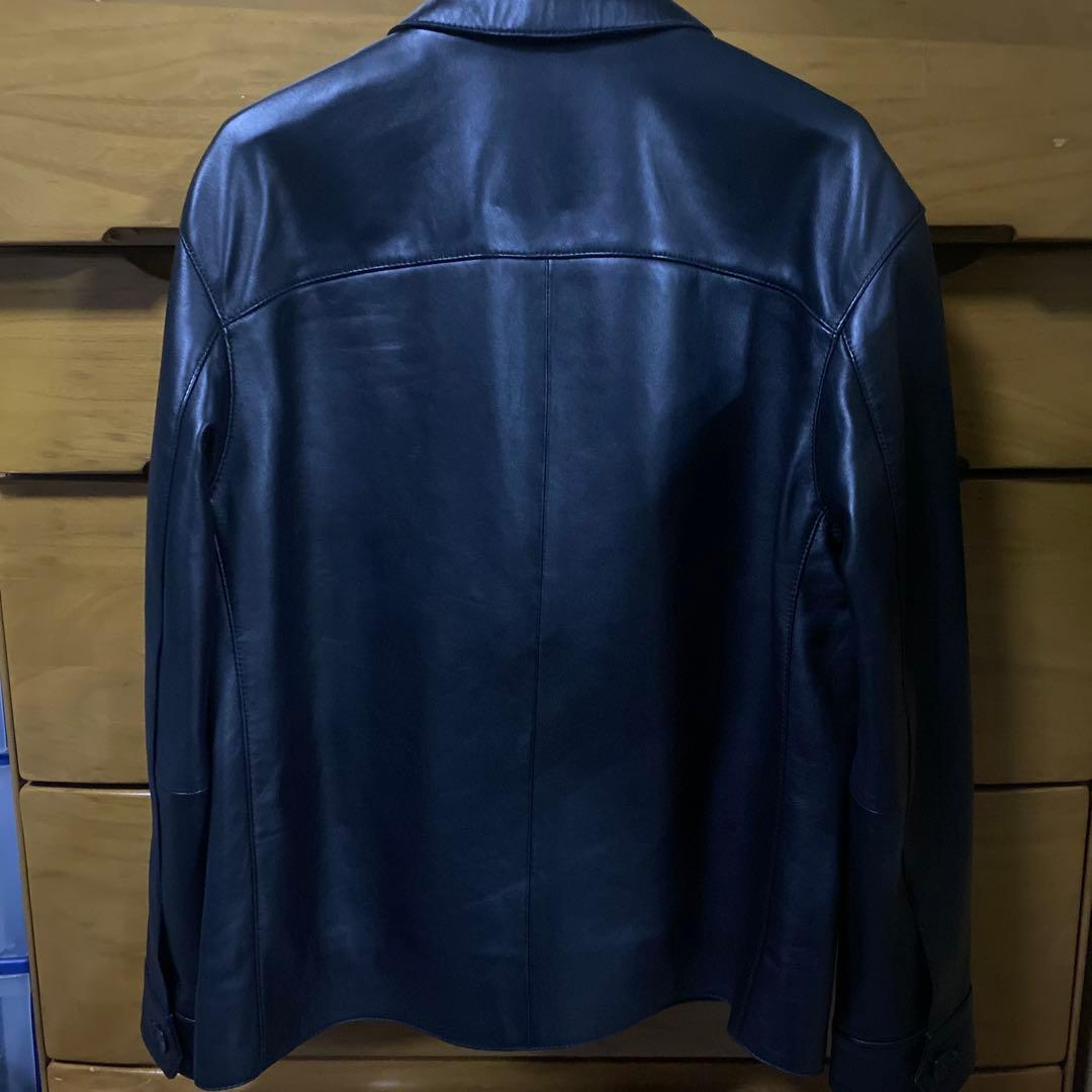 ZARA レザーナッパジャケット 羊革 ブラック 美品