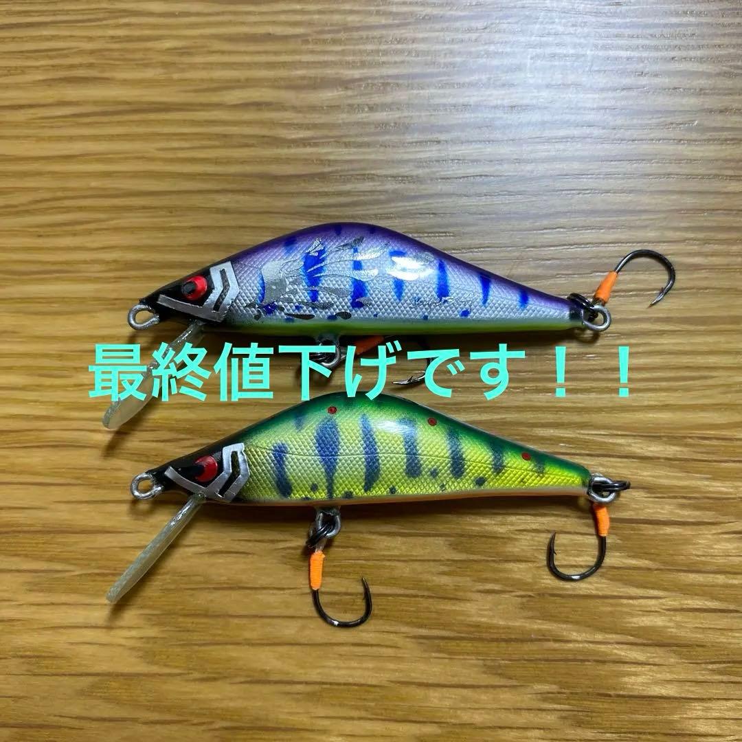 ハンドメイドミノー 計2個