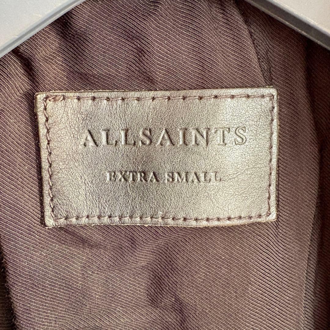 【極上品】ALL SAINTS レザージャケット
