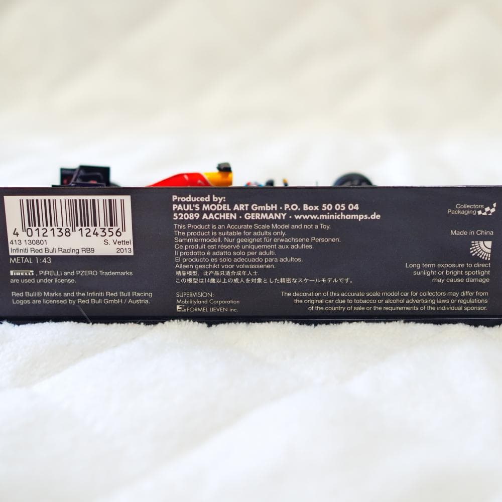 【レア品】ミニチャンプス 1/43 S.ベッテル RB9 レッドブル 鈴鹿LG