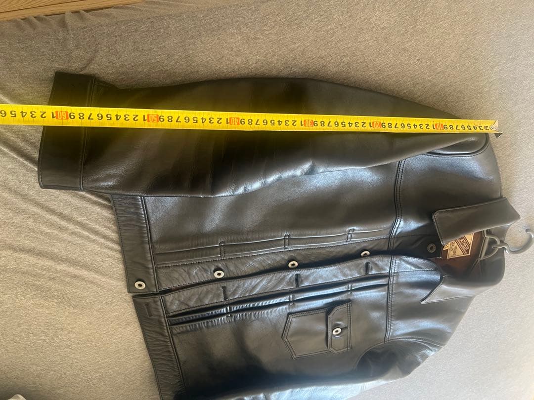 y2LEATHER 本革 ブラックジャケット 42 ワイツーレザー