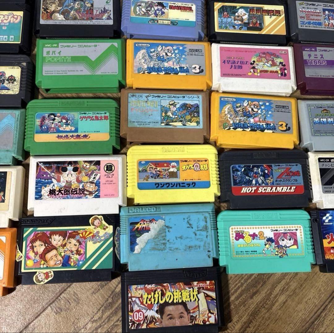 ◆ファミリーコンピューター◆ソフトまとめ◆57本◆ファミコン◆カセット
