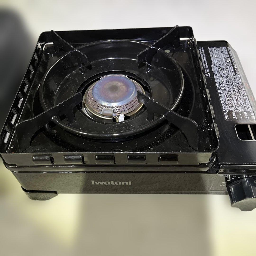 え*)様 Iwatani CB-ODX-1 BLACK タフまる カセットコンロ