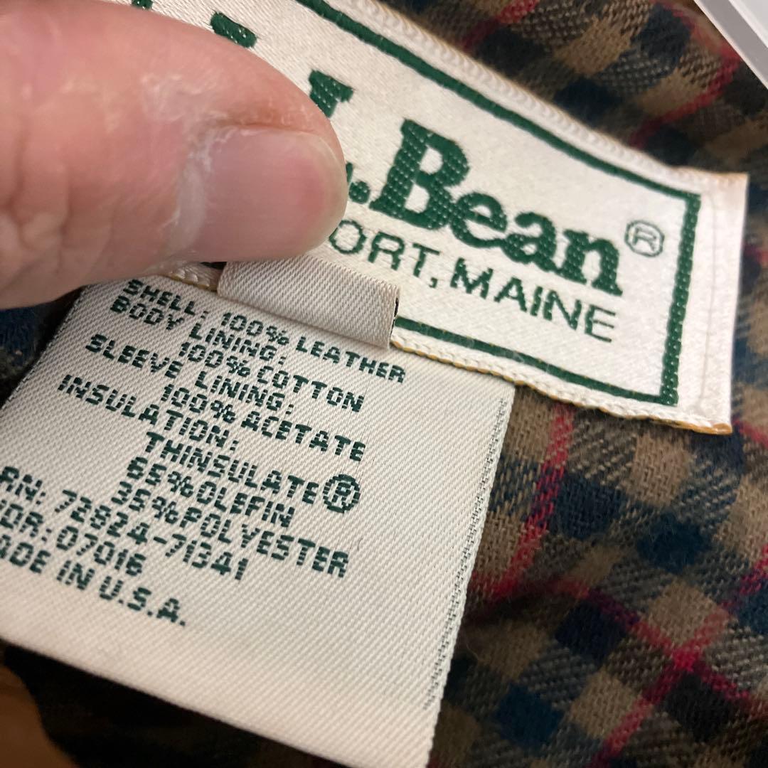 80s L.L.Bean ヌバックカバーオール シンサレート USA製 Mサイズ