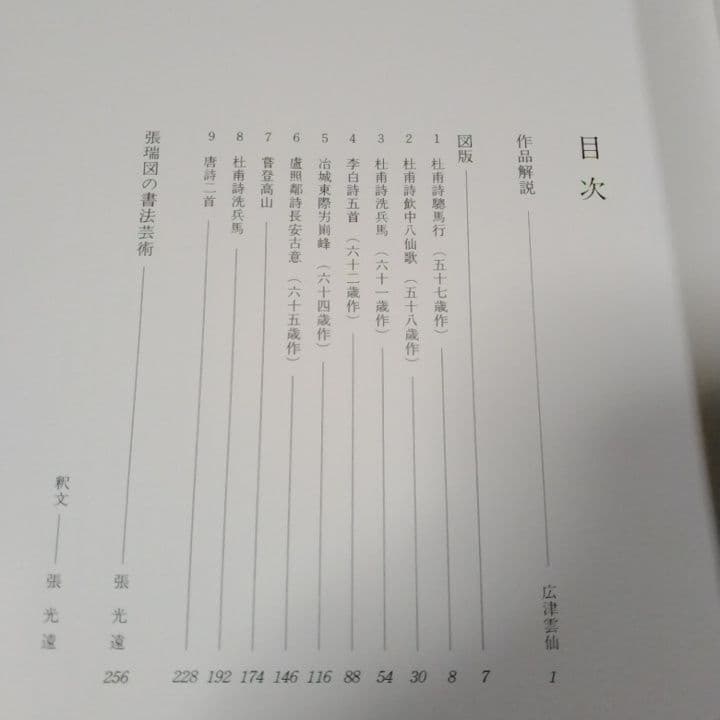 美品・張瑞図の書法・巻子篇一・巻子篇二・ 条幅／冊篇・広津雲仙 編【6】