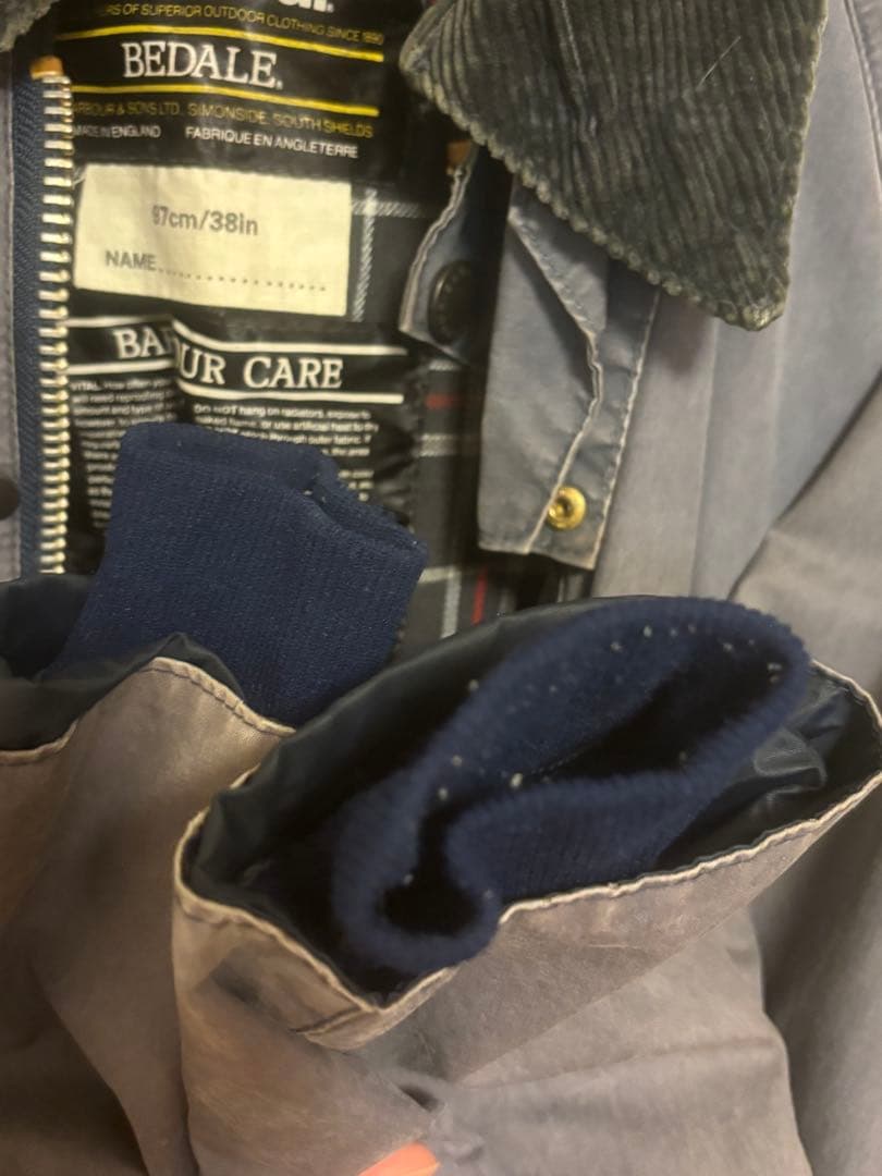 Barbour ビデイル ネイビー アウター 97cm/38in