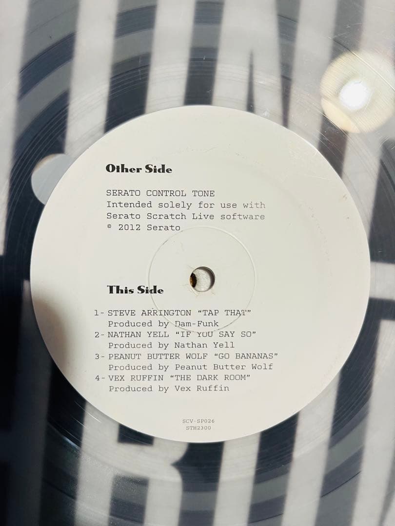 STONES THROW X SERATO II コントロールバイナル　二枚組