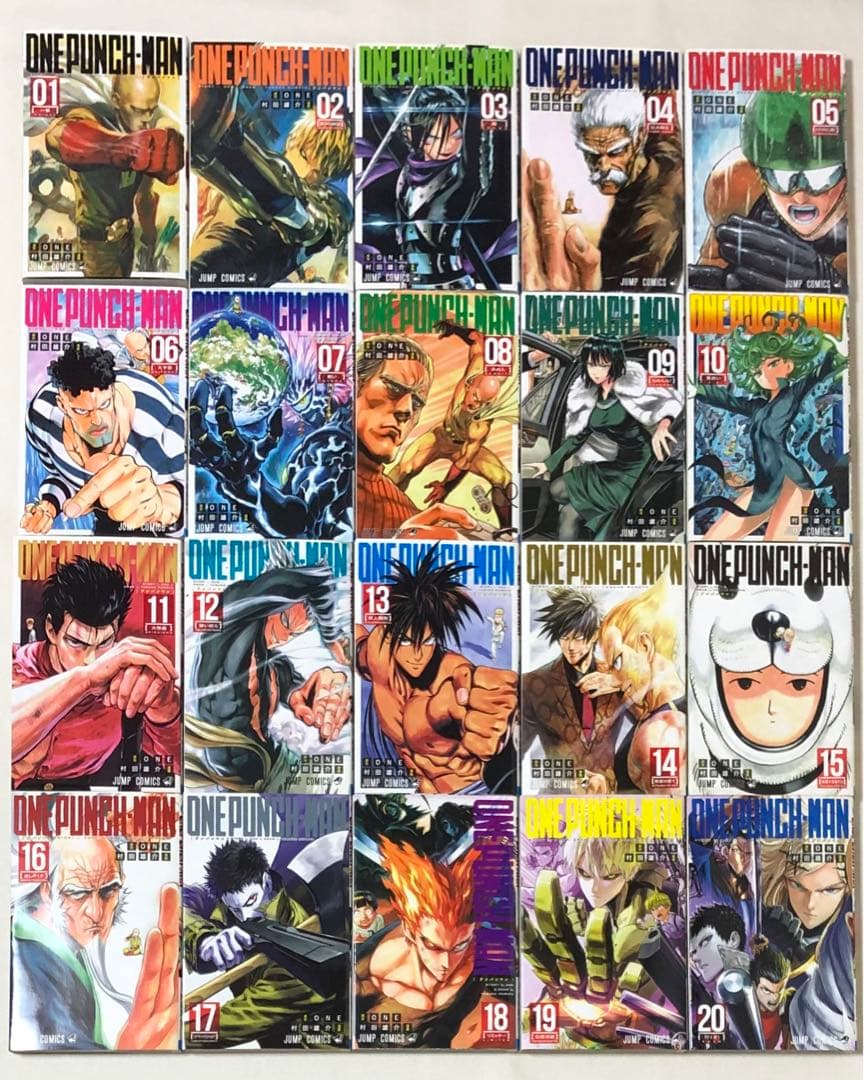 822 漫画 ワンパンマン 1〜33 + ヒーロー大全 非全巻セット