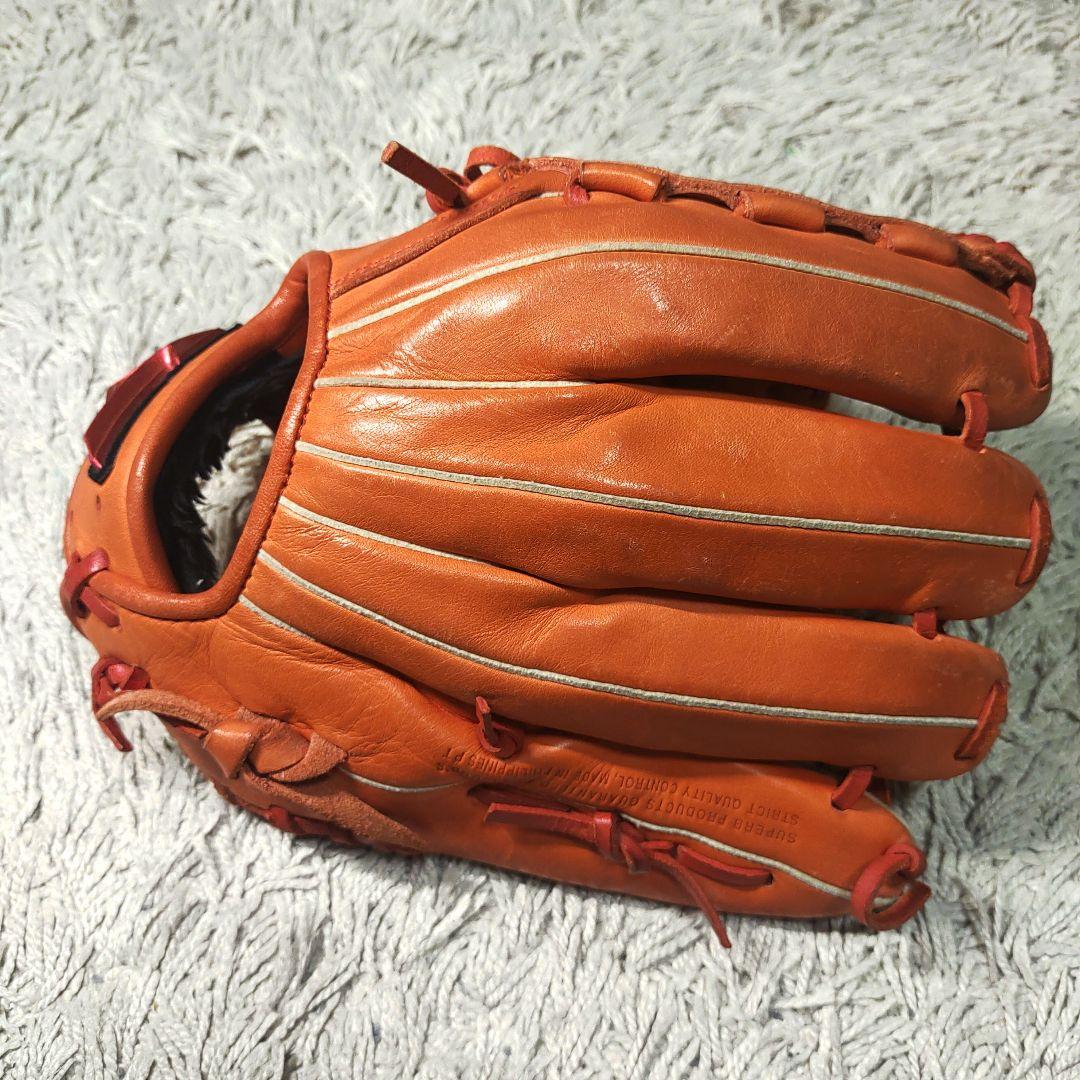 【左利き】mizuno　ミズノ　軟式グローブ　オレンジ　will drive
