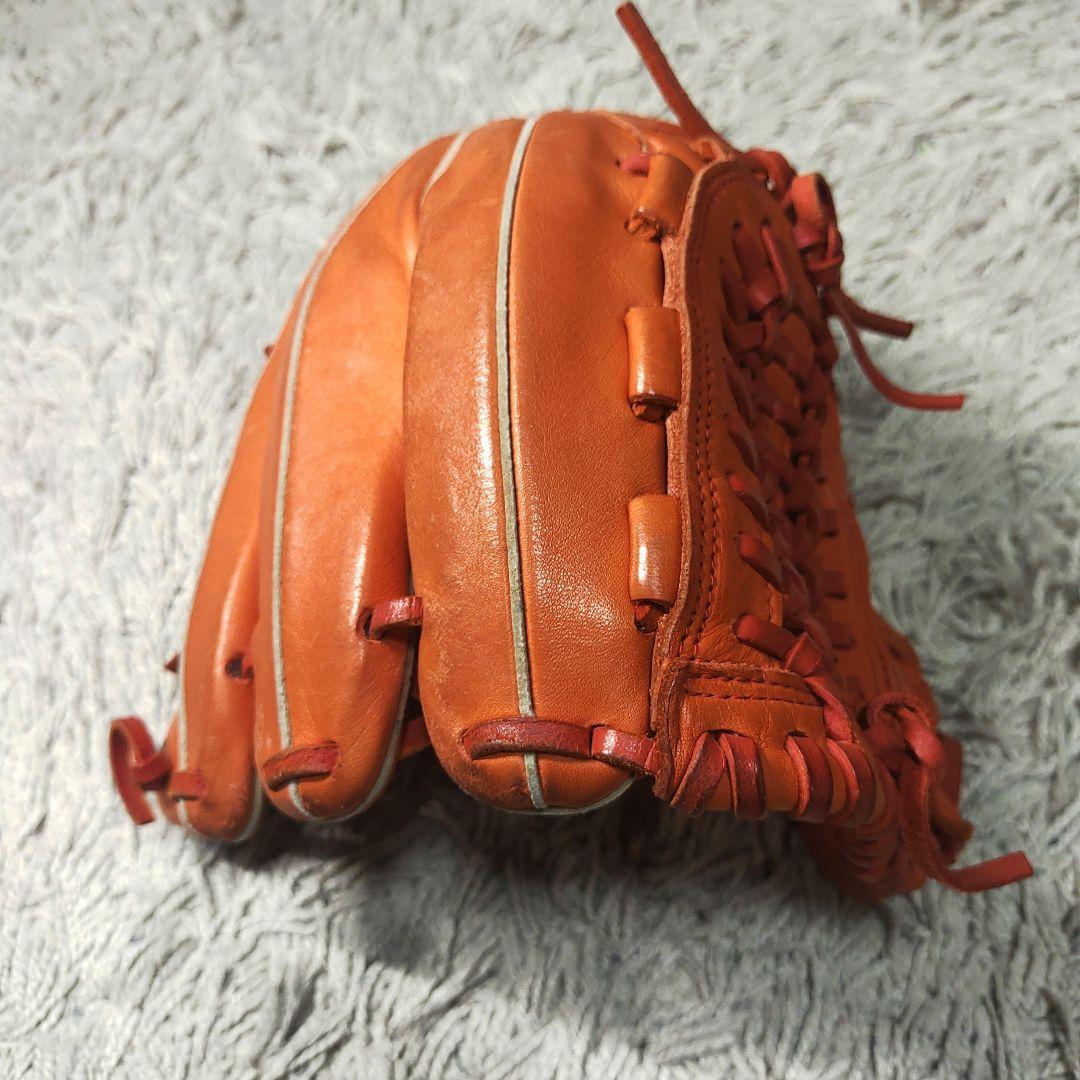 【左利き】mizuno　ミズノ　軟式グローブ　オレンジ　will drive