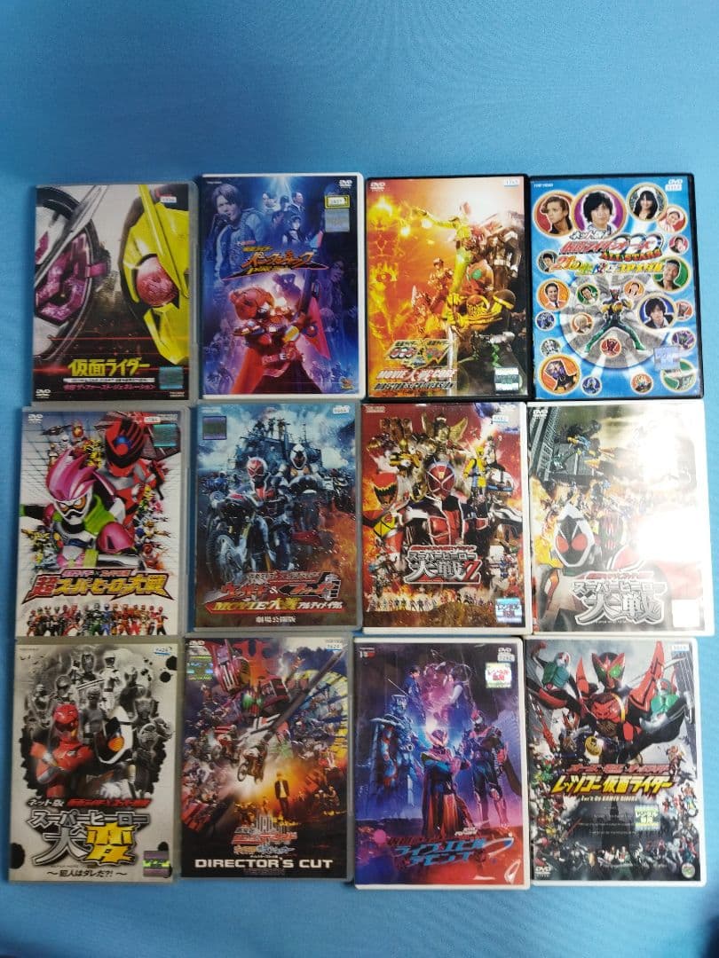 仮面ライダーシリーズ レンタルアップDVD55本セット　映画劇場版　まとめ大量