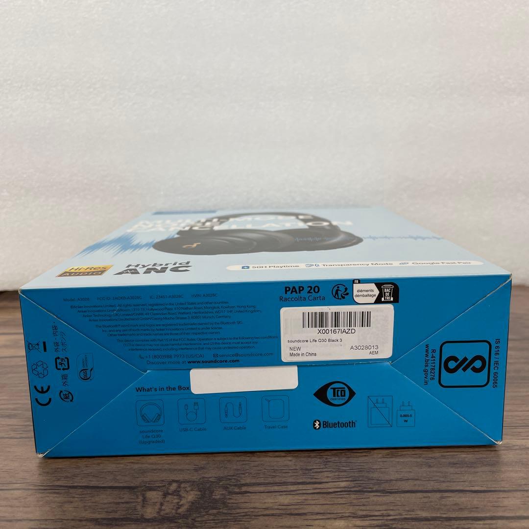 12572AnkerSoundcoreLifeQ30第2世代ワイヤレスヘッドホン