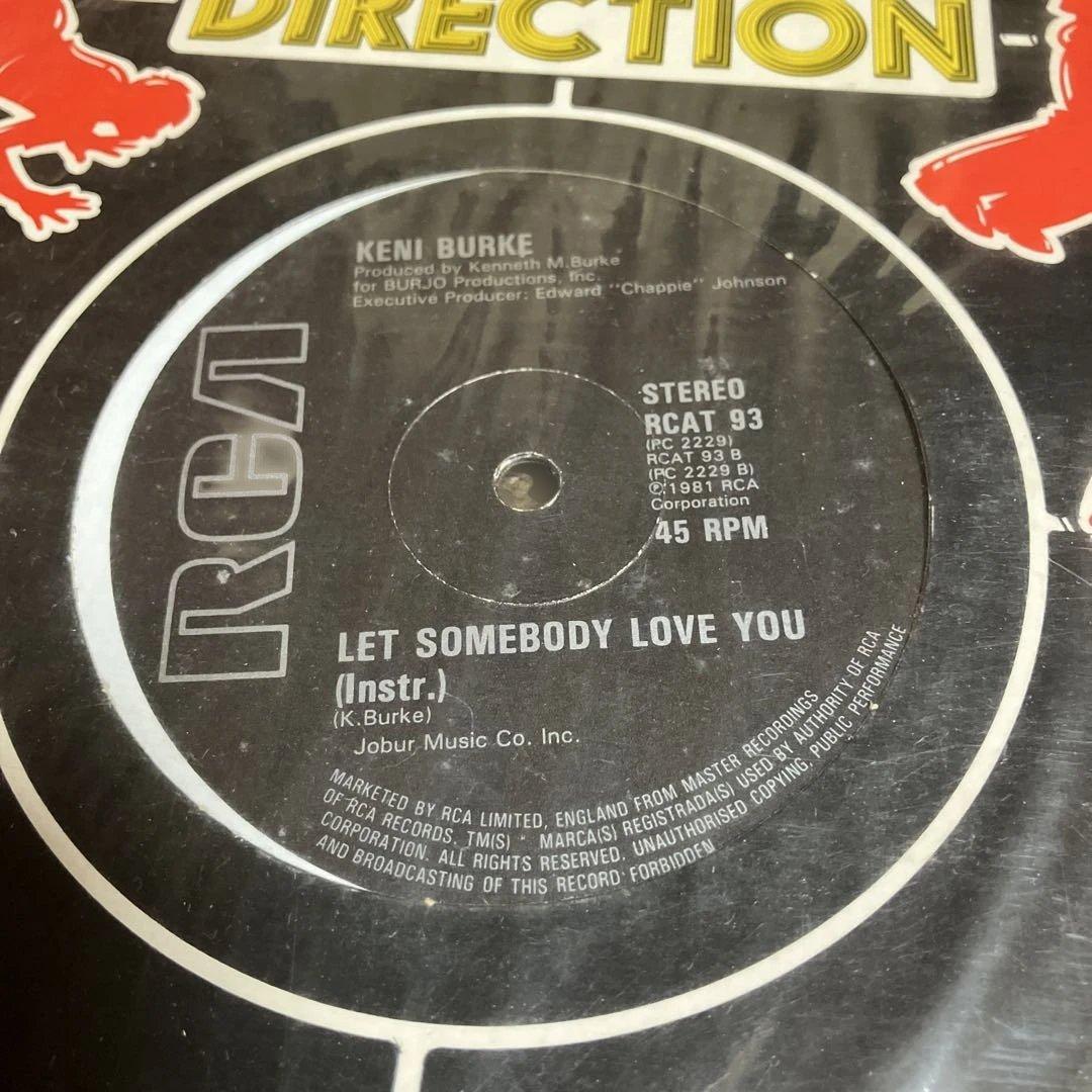 KENI BURKE LET SOMEBODY LOVE YOU 12インチ
