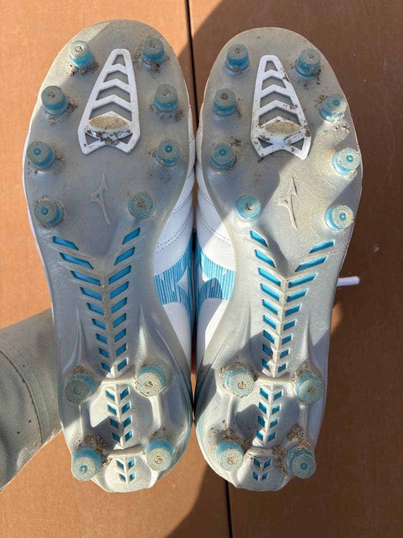 【美品】MIZUNO モナルシーダ NEO III PRO 白×青