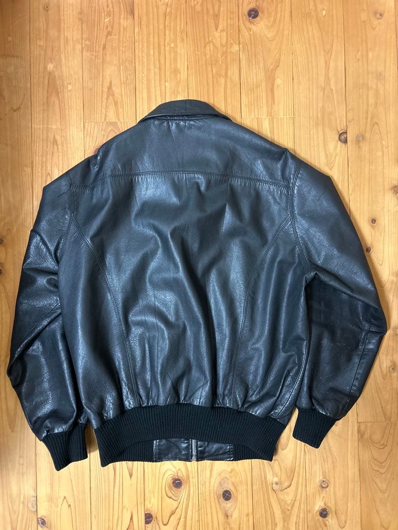 【本革】90s vintage leather jacket