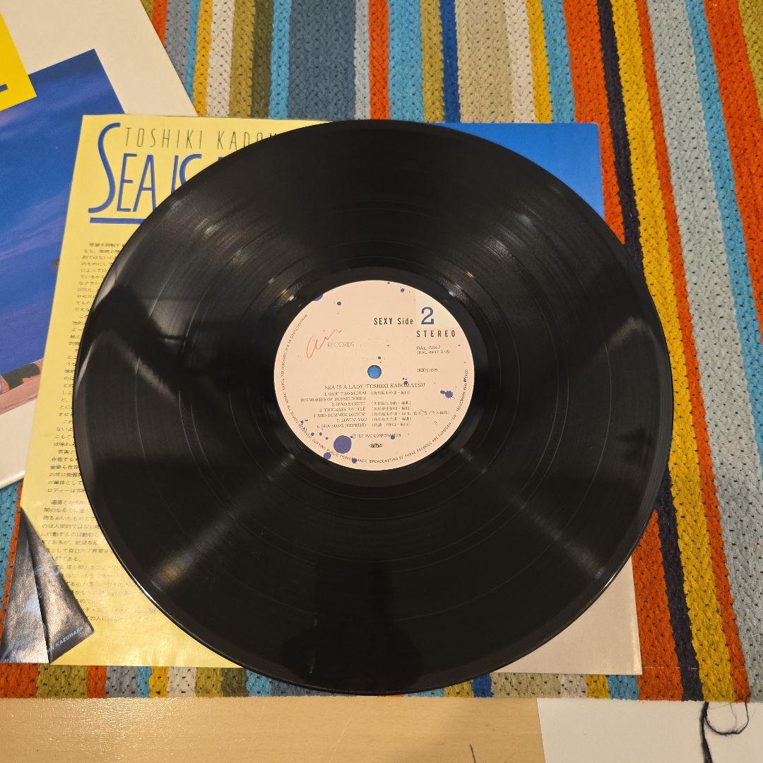 角松敏生　Sea Is A LADY レコード LP