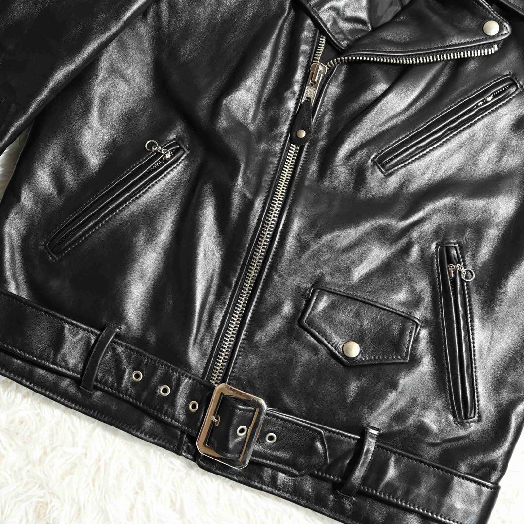 ショット レザージャケット ライダースジャケット 613uht 馬革