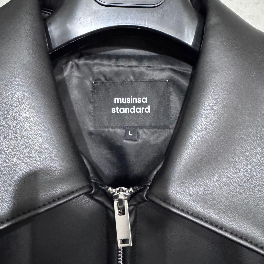 ジャケット・アウター MUSINSA STANDARD VEGAN LEATHER OVERSIZED