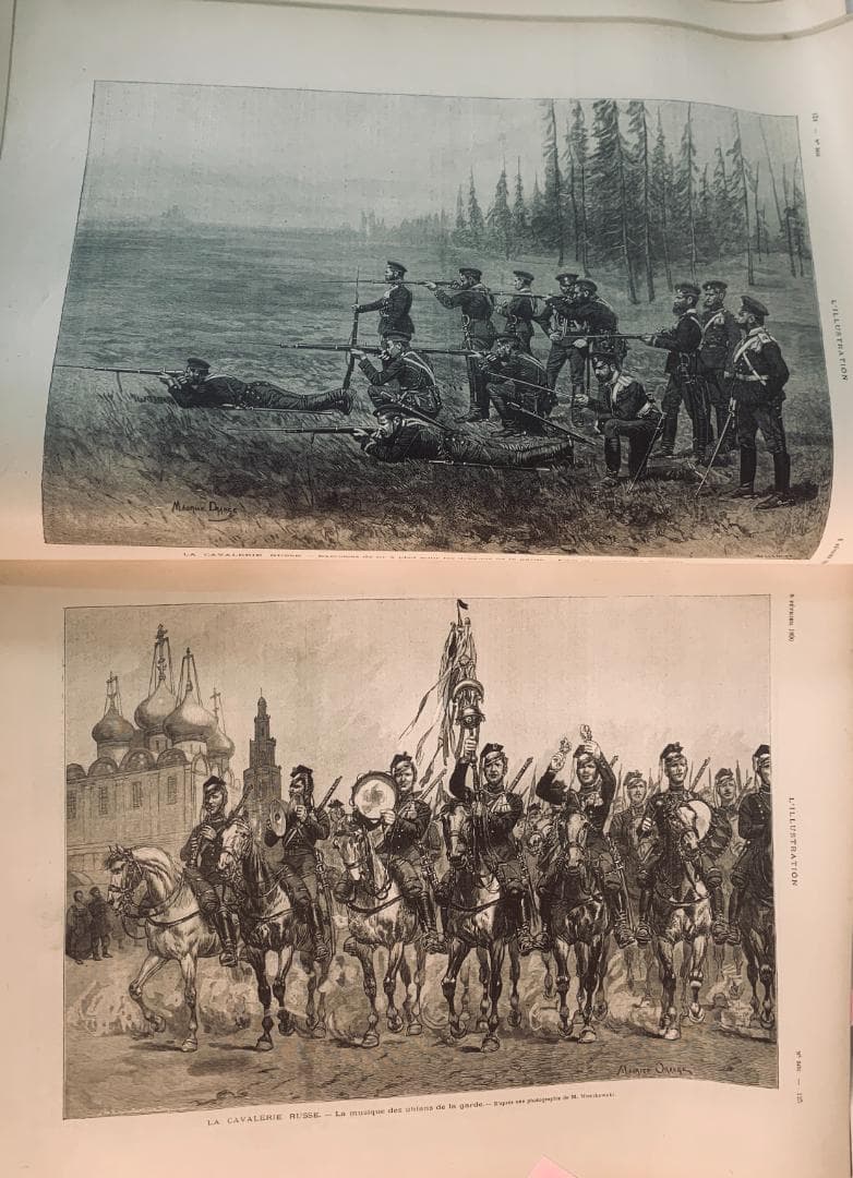 19世紀仏誌 L’ILLUSTRATION製本合本 1890年