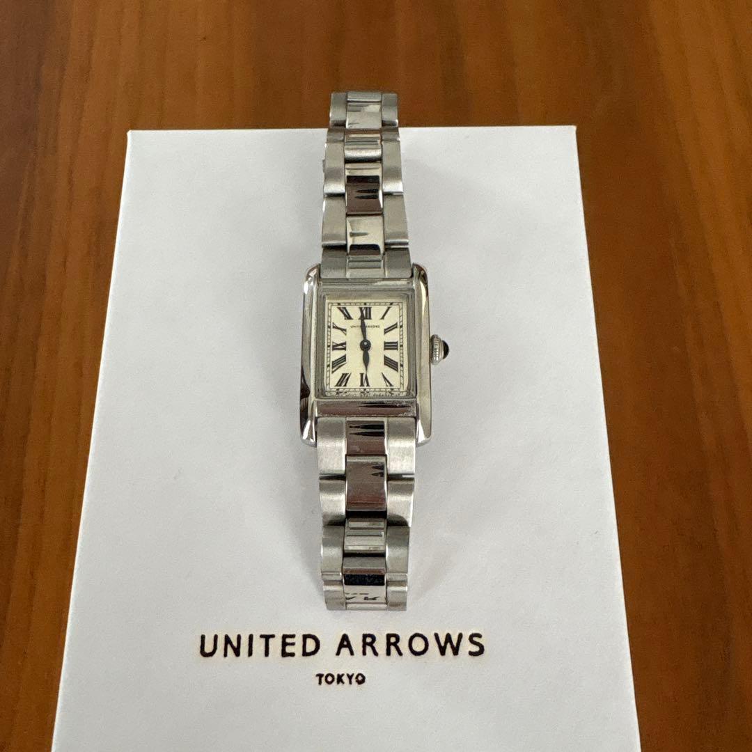 UNITED ARROWS スクエアメタル 腕時計
