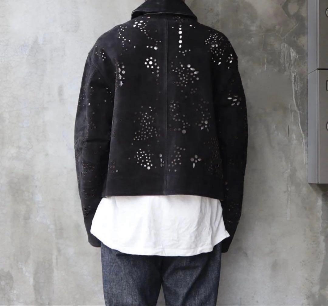 【期間限定値下げ】 MASU/GALAXY-CUT LEATHER JACKET