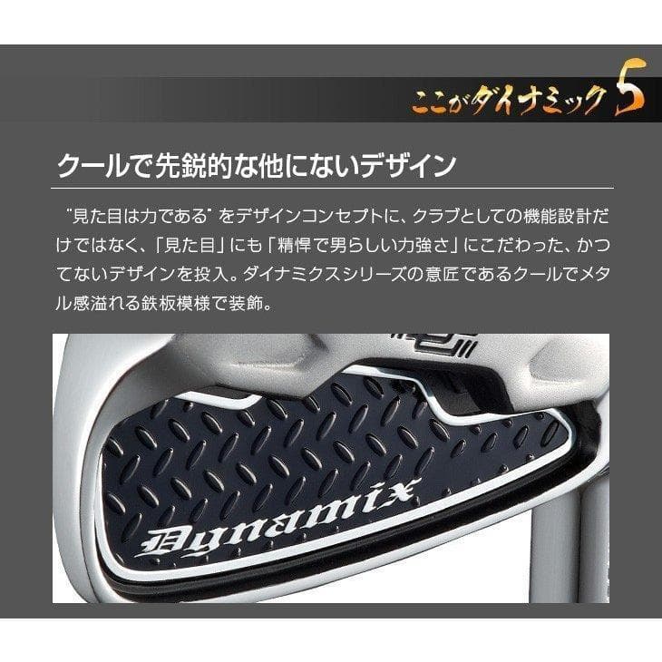 新品 ６本セット ダイナミクスアイアン ５I～PW カーボンシャフト
