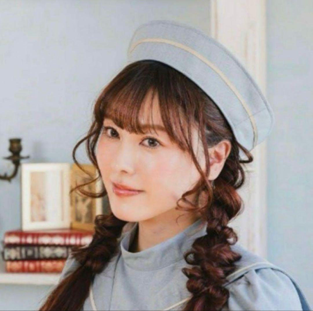 しまむら くる実 マリンアカデミア ワンピース&帽子セット　 サックス
