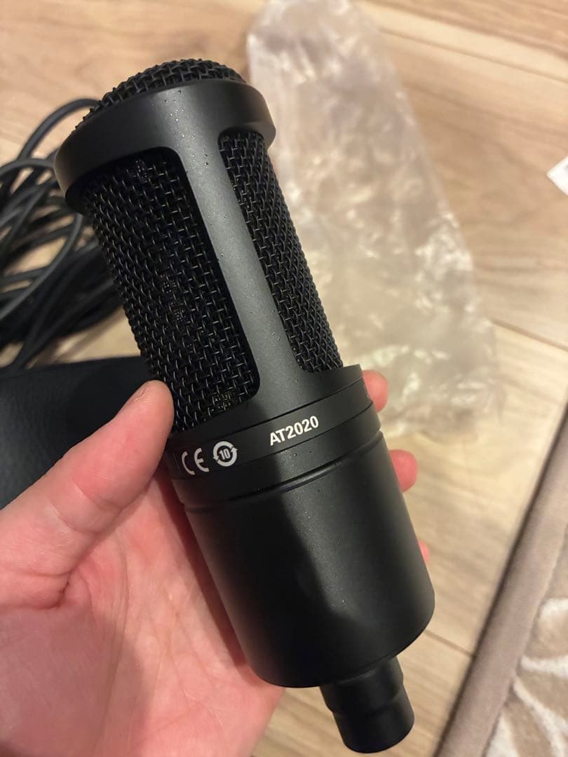 audio-technica AT2020 コンデンサーマイク　ケーブル セット