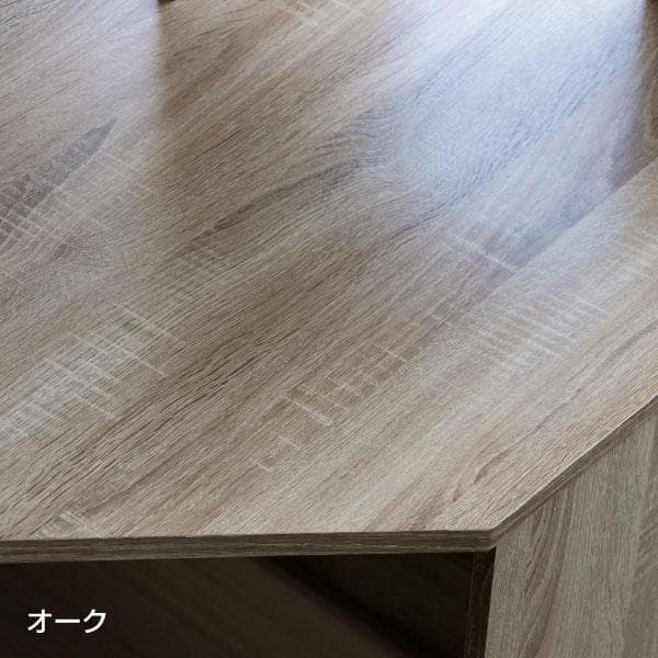 《新品送料無料》パソコンデスク コーナー ハイタイプ デスクセット オーク 北欧