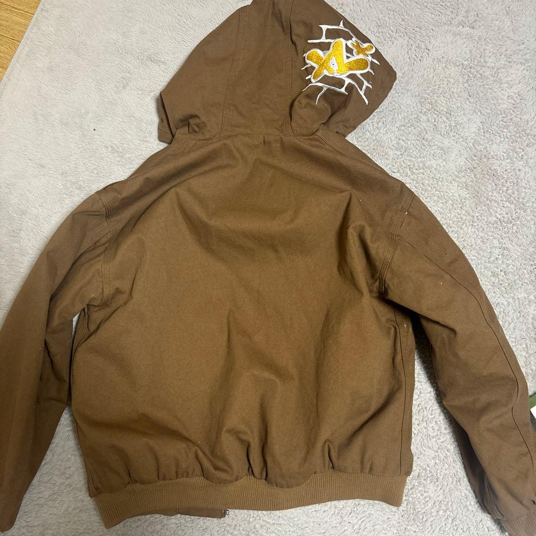 XLARGE ブラウン フード付きジャケット L