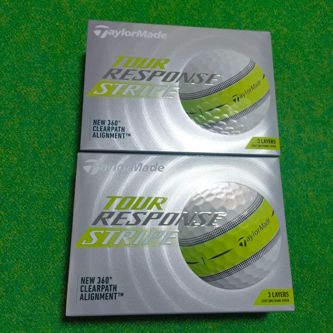 TaylorMade Tour Stripe ゴルフボール 12個入り☓2　2箱