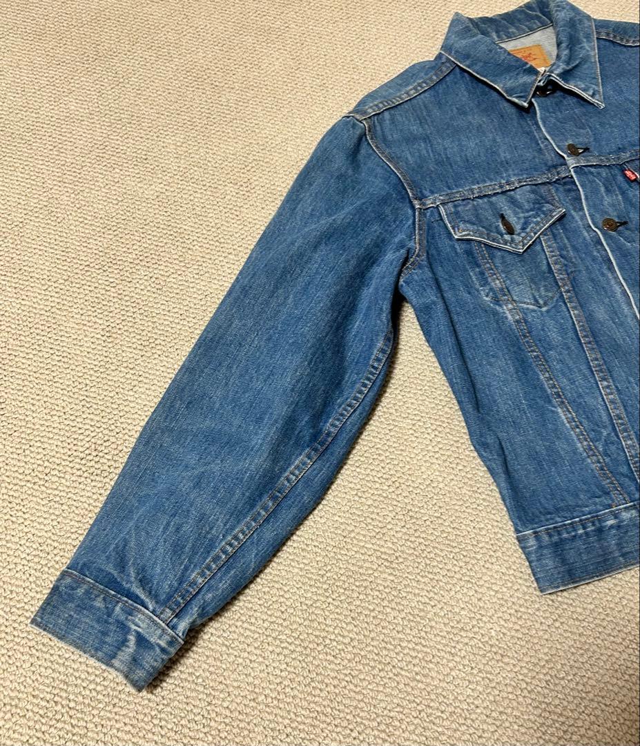 70s リーバイス 70505 4th 44 デニムジャケット ケアタグ