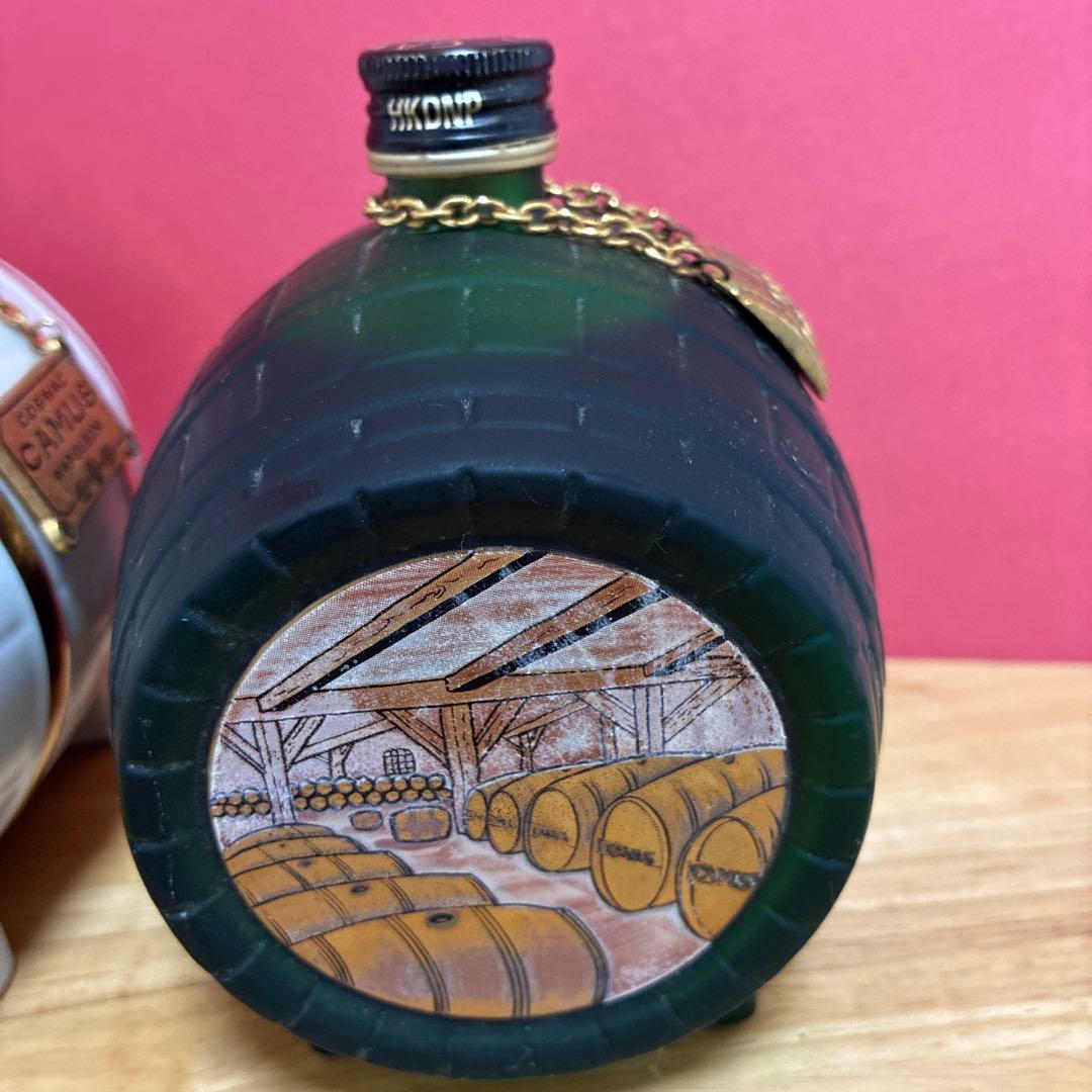 お得セット 未開栓　COGNAC CAMUS NAPOLEON　樽型ボトル2点