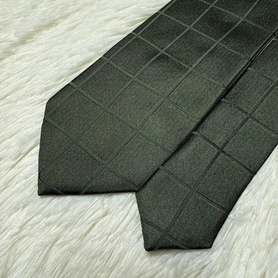 【未使用品】Paul Smith ネクタイ　高級シルク　グリーン　イタリア製