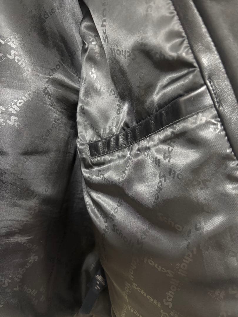 Schott ショット　レザートラッカージャケット　シープ　M
