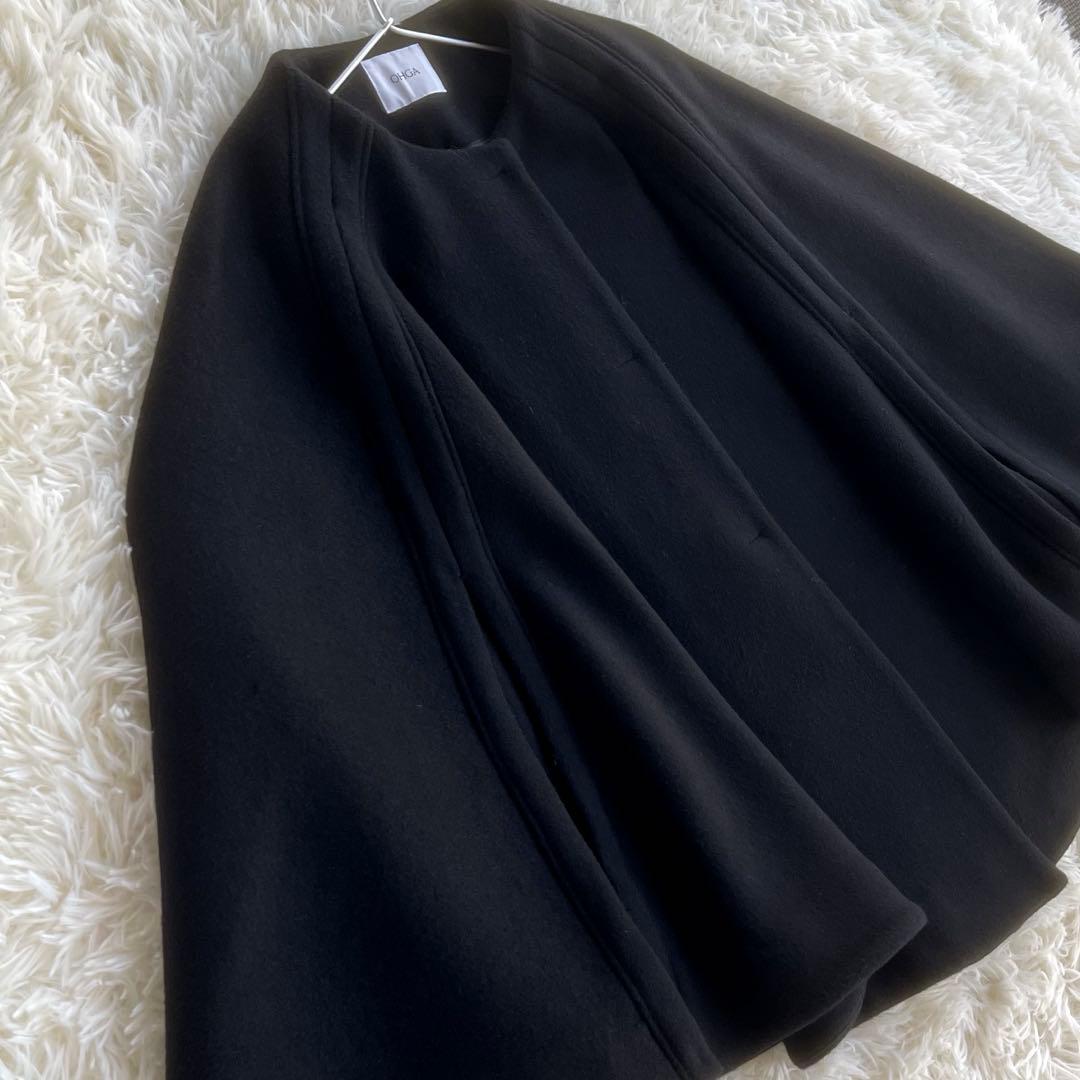 OHGA　オオガ　オーガ　ケープコート　CLOAK　ポンチョ　ウール　日本製