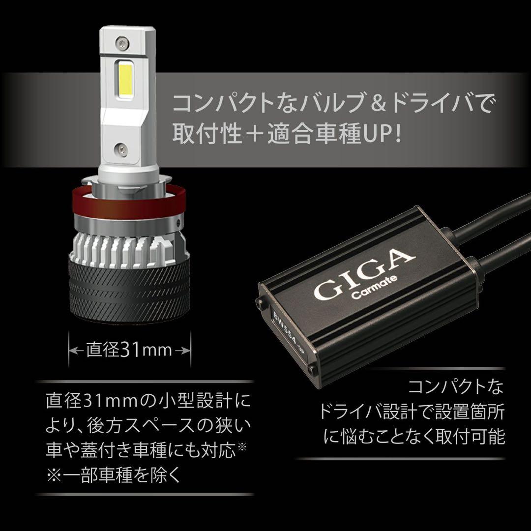 カーメイト BW553 LEDヘッド＆フォグバルブ 6000K
