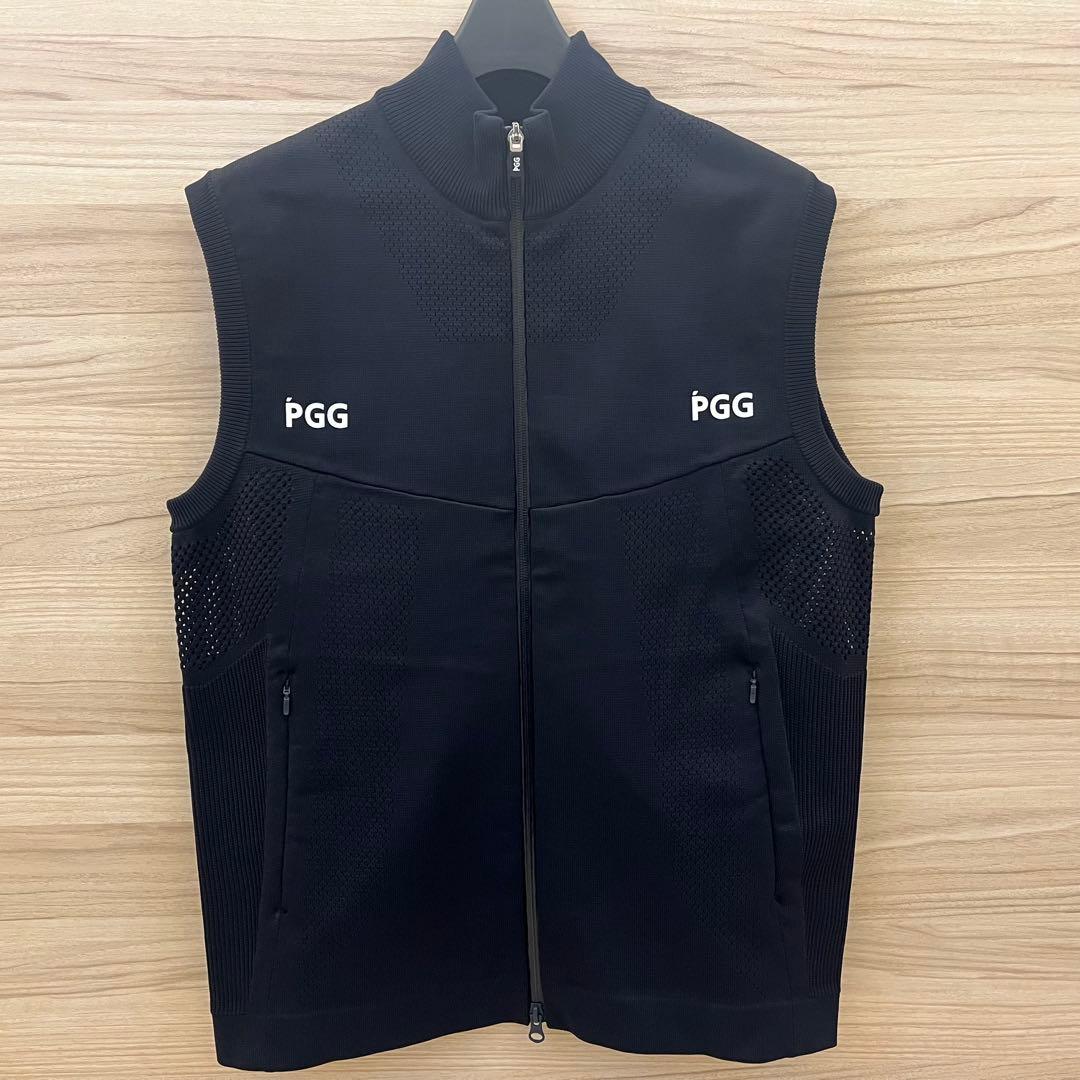 新品★30,800円 PGG パーリーゲイツ ポリエステルヤーンジップベスト 4